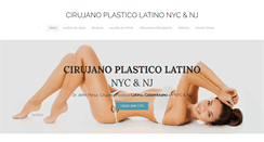 Desktop Screenshot of cirujanoplasticolatino.com